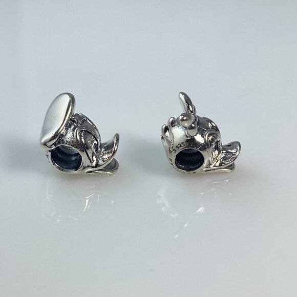 Daisy & Donald Duck Portrait Charms Sterling Silver - Picture 2 of 6